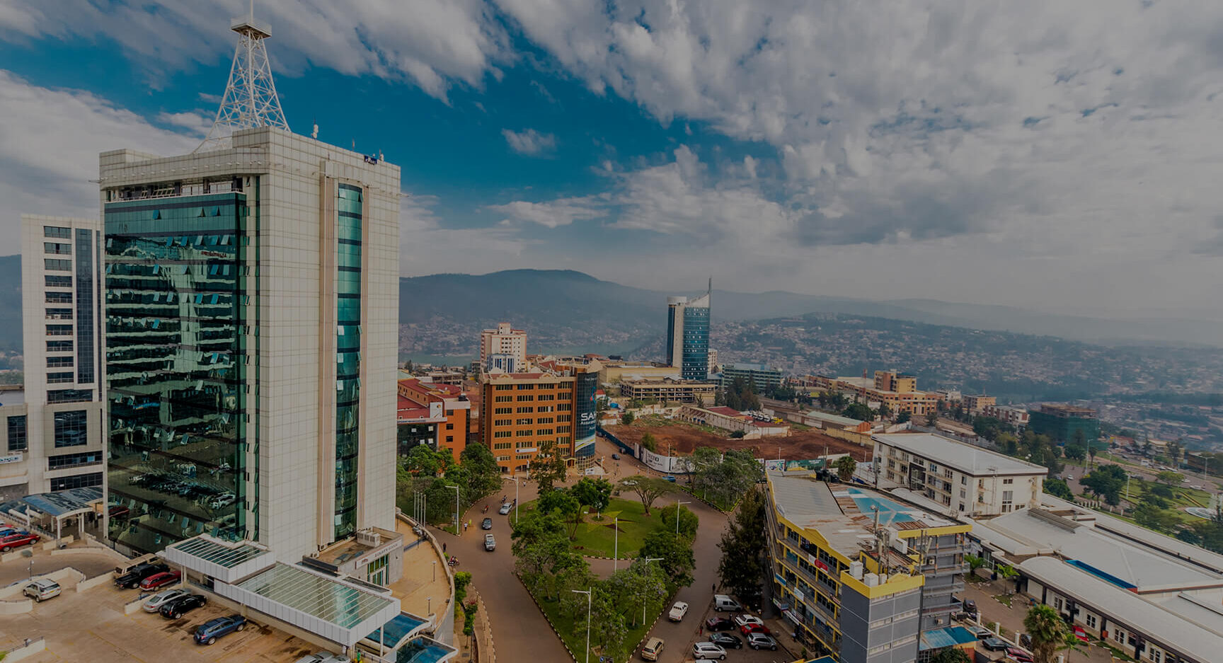 Skyline of Rwanda